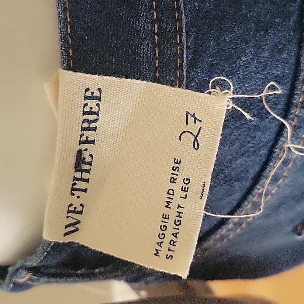 Free People we the free Maggie mid rise straight leg jean - Picture 7 of 16